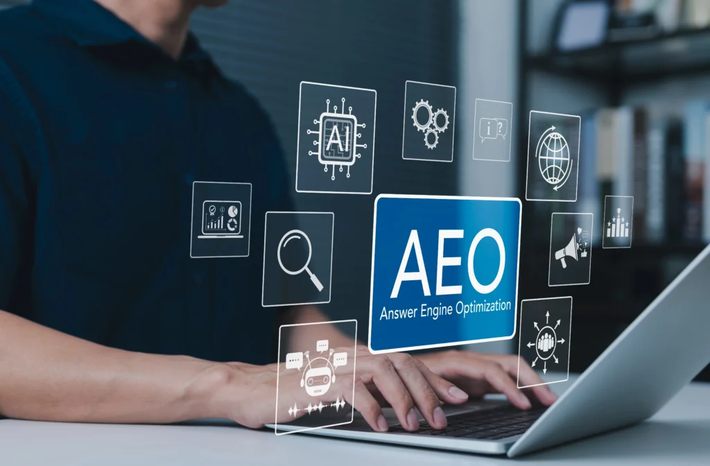 Aeo Vs. Seo: What'S The Difference? AEO: answer search optimization